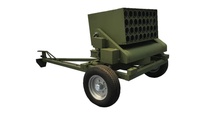 107 mm towed multiple rocket launcher M16
