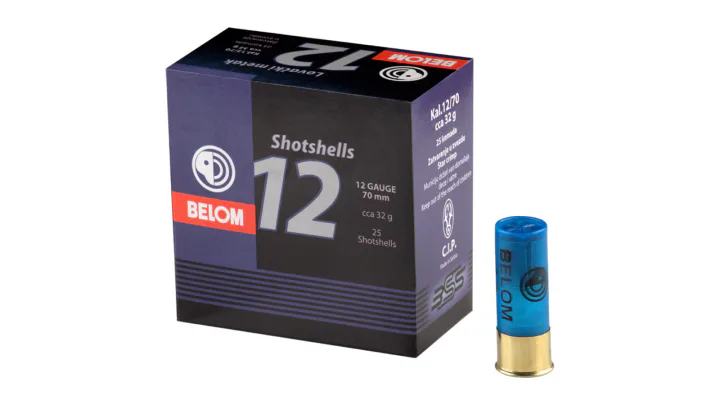 12 gauge hunting shotshell 12/70