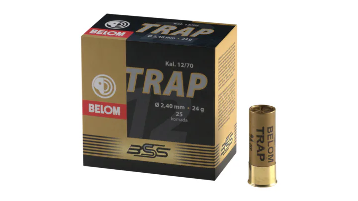 12 gauge sporting shotshell 12/70 TRAP