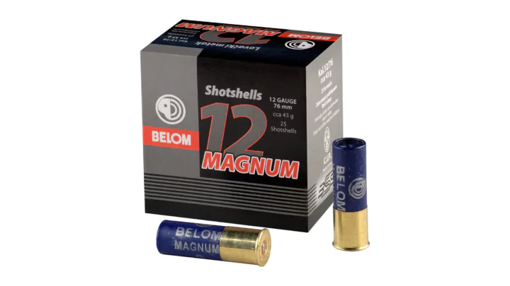 12 gauge hunting shotshell 12/76 MAGNUM