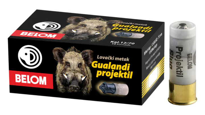 12 gauge hunting shotshell GUALANDI PROJECTILE