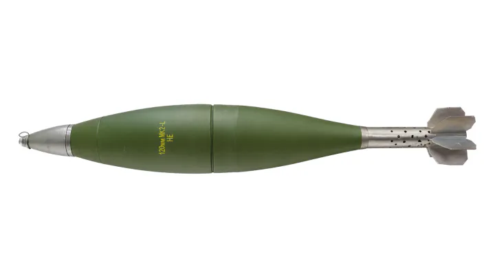 120 mm Mk12-L HE mortar bomb