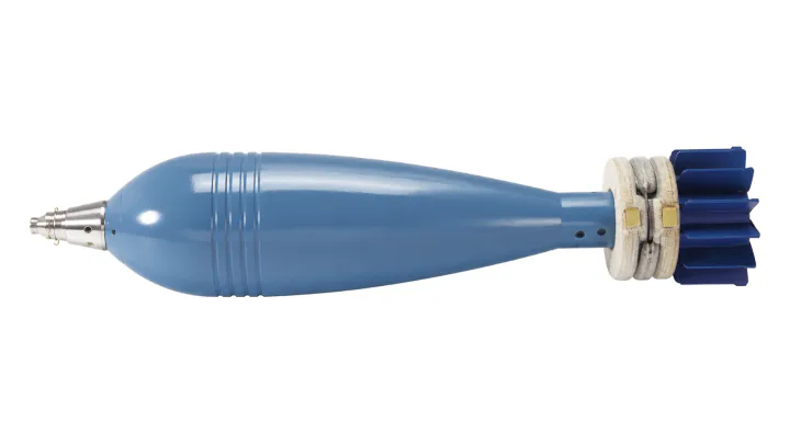 120 mm M64P2 white phosphorus smoke mortar bomb
