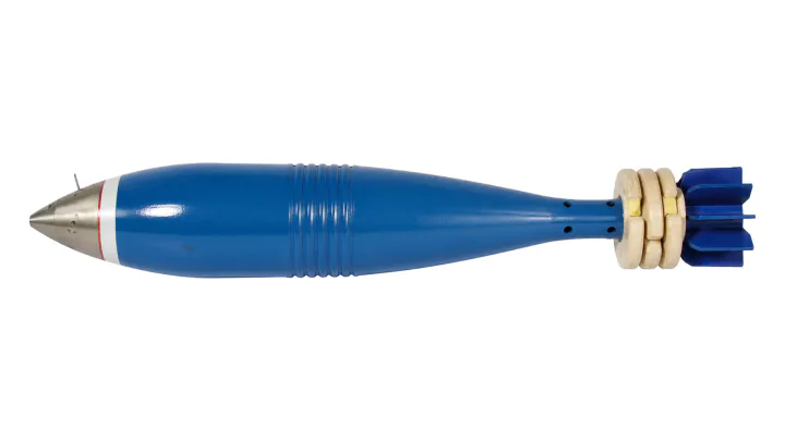 120 mm M89 HC smoke mortar bomb