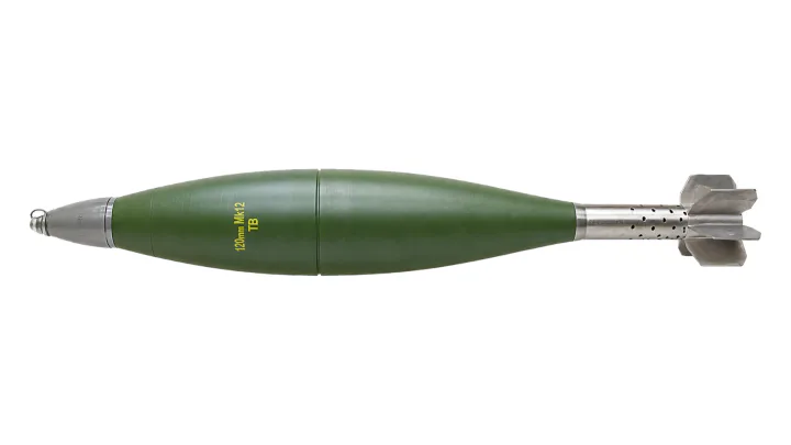 120 mm Mk12-TB thermobaric mortar bomb
