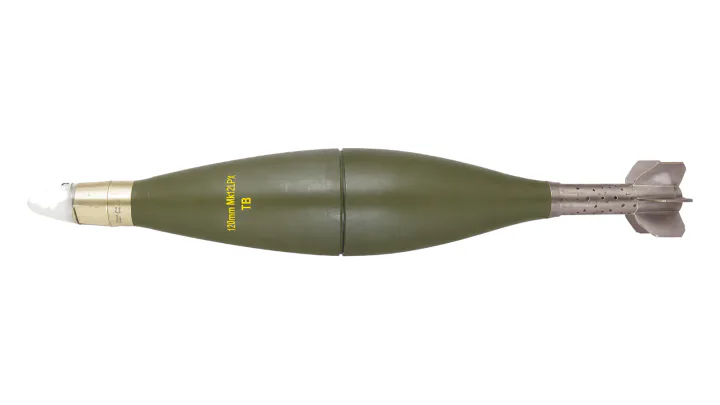 120 mm Mk12LPX-TB thermobaric mortar bomb