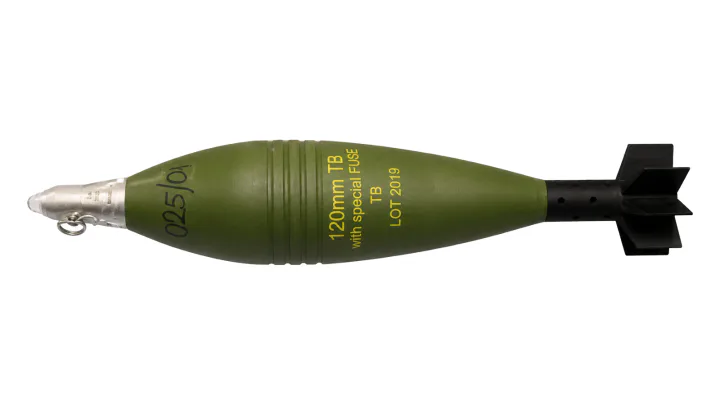 120 mm TB thermobaric air-drop shell