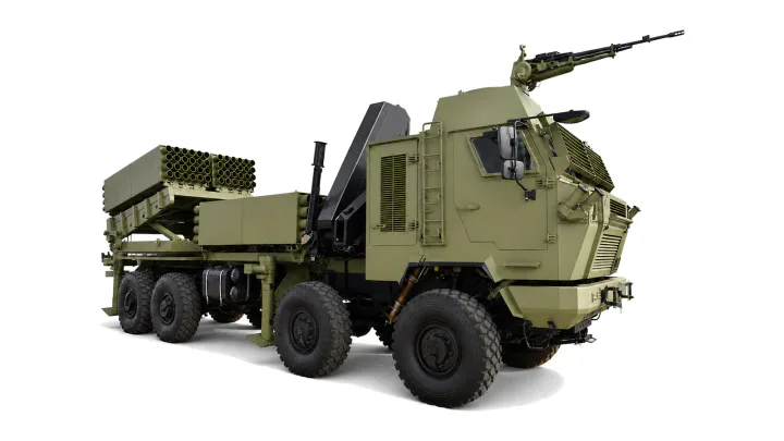 122/262 mm modular multiple launch rocket system TAMNAVA