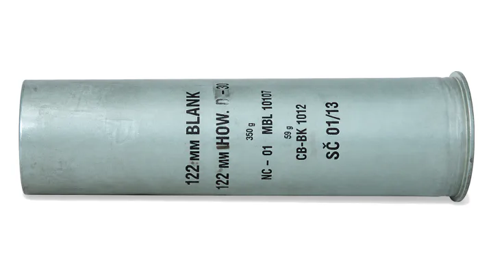 122 mm blank (salute) round