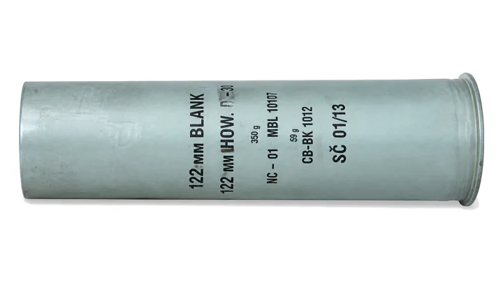 122 mm blank (salute) round
