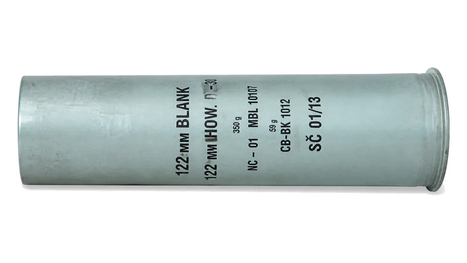 122 mm blank (salute) round