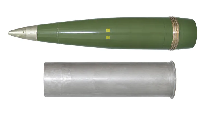122 mm HE ER-BB shell M10