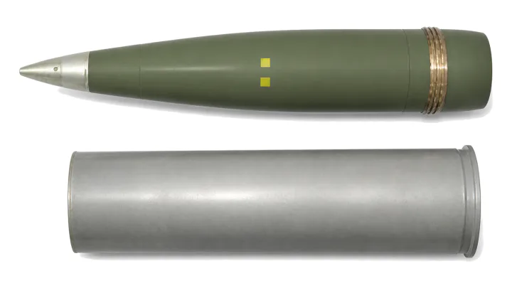 122 mm HE ER-HB shell M10
