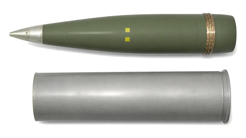 122 mm HE ER-HB shell M10