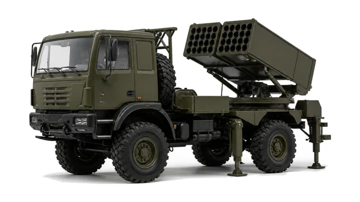 122 mm container-type multiple launch rocket system