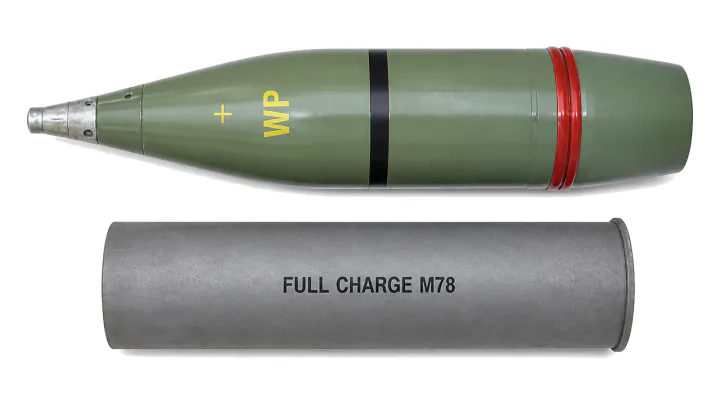 122 mm smoke shell WP M60