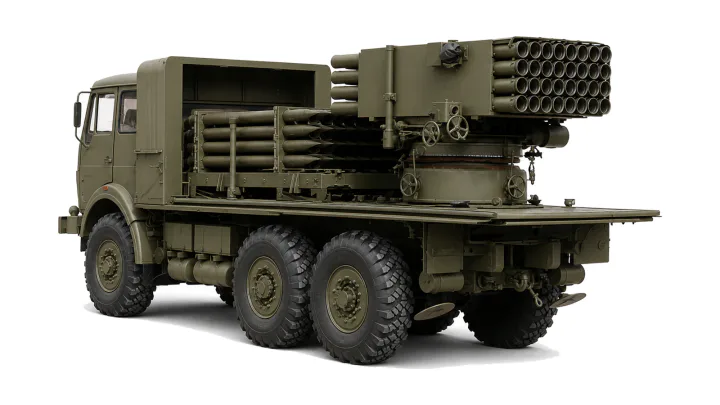 122 mm self-propelled multi-tube rocket launcher GRAD