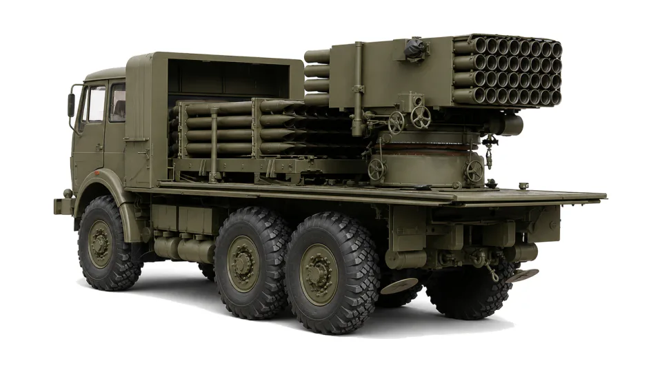 122 mm self-propelled multi-tube rocket launcher GRAD