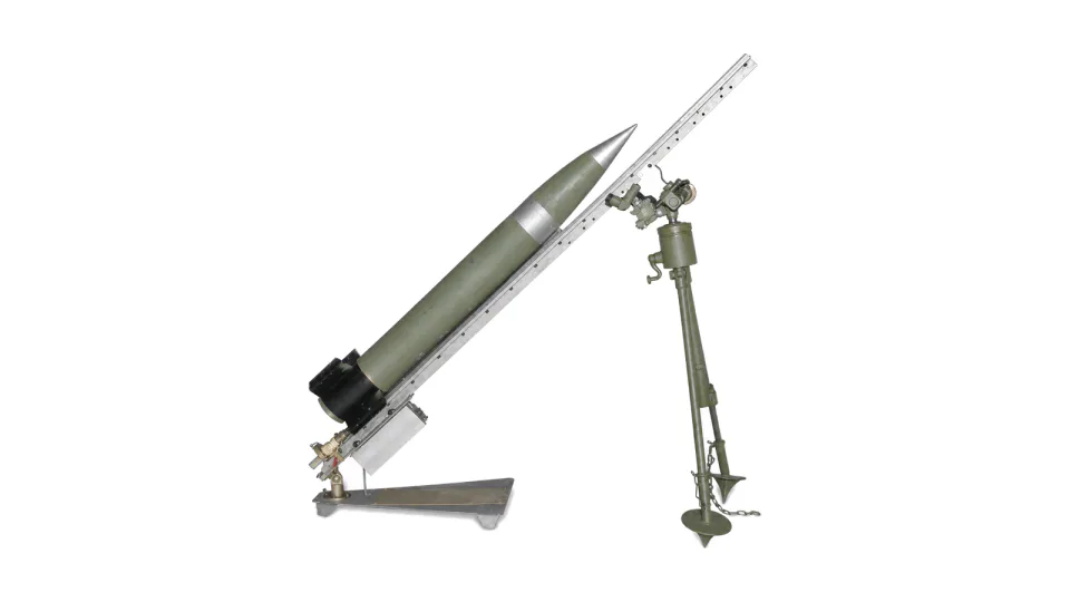 128 mm air target simulator, incoming