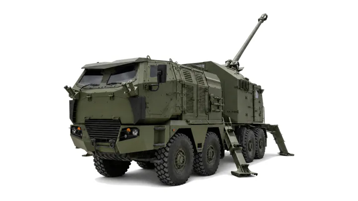 155 mm self-propelled gun-howitzer NORA-B52 M21