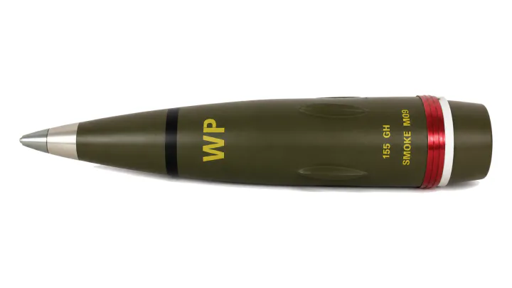 155 mm ERFB smoke projectile M09