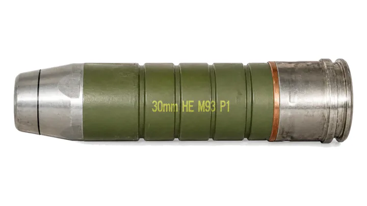 30 mm HE Grenade Launcher Round