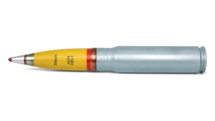 30x165 mm HEI-T (naval / gatling loading)