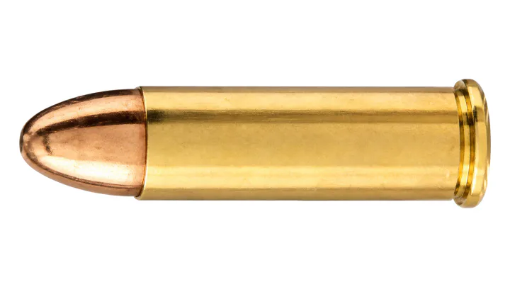.38 Special +P revolver cartridge