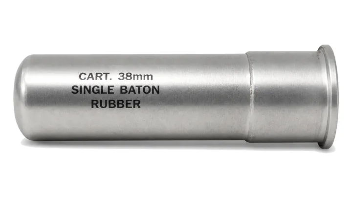 38 mm Cartridge with Single Rubber Baton