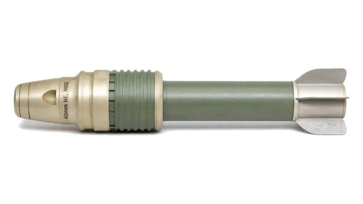 40 mm HE bullet-trap rifle grenade M02