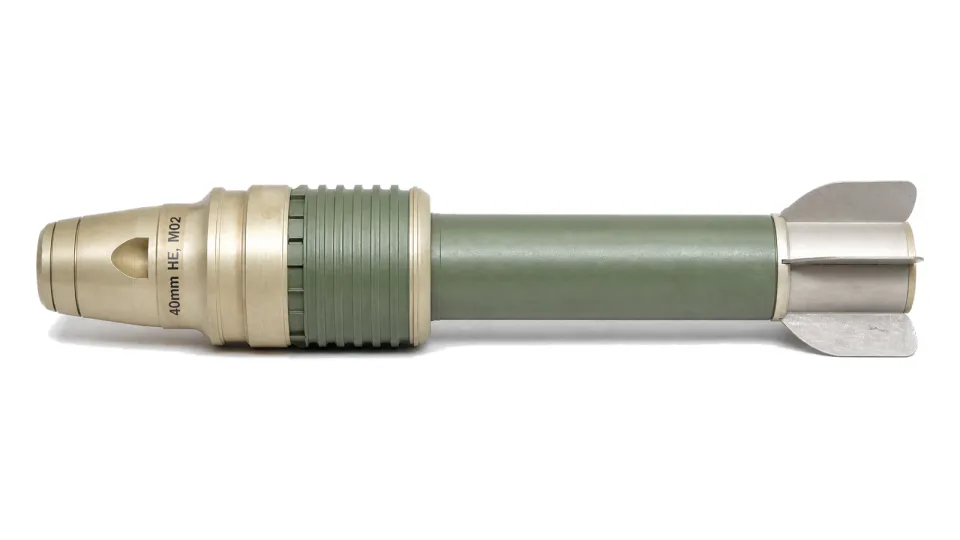 40 mm HE bullet-trap rifle grenade M02