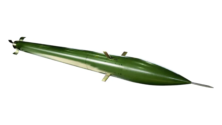 400 mm correctable artillery rocket YERINA 1