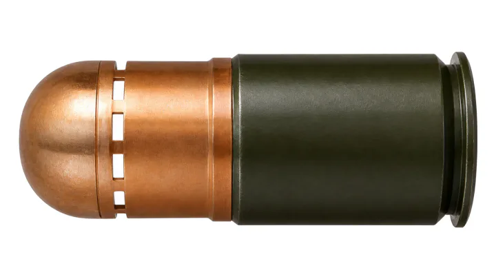 40x46 mm White Smoke Round