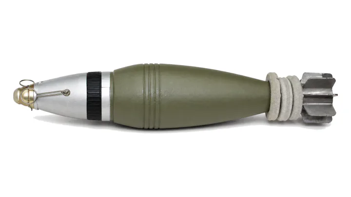 60 mm M73P5 HE mortar bomb