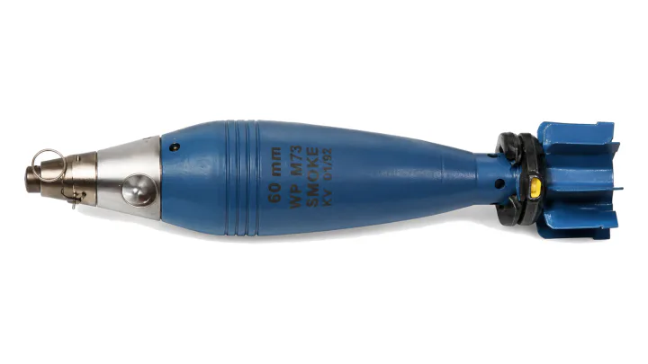 60 mm M73 smoke mortar bomb