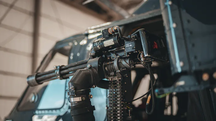 7.62 x 51 mm M134D minigun
