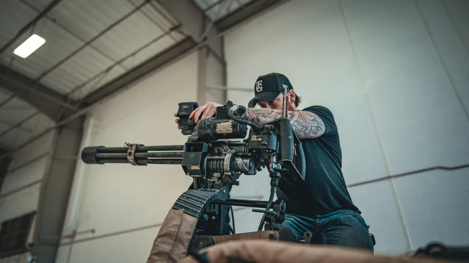 7.62 x 51 mm M134D minigun, crew-served configuration