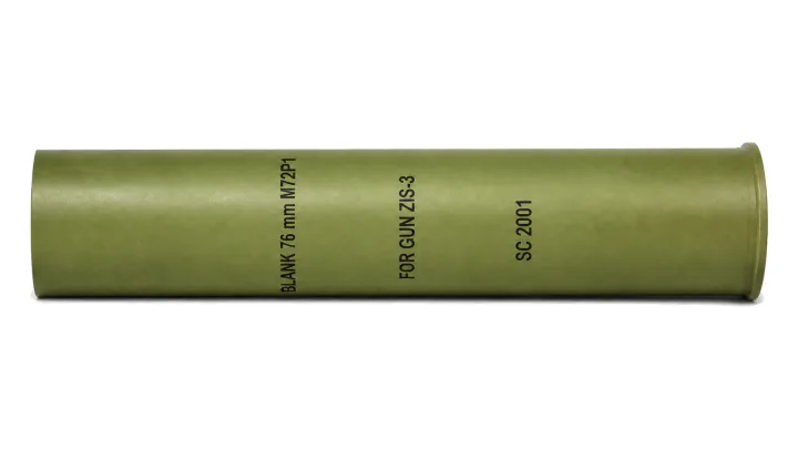 76 mm blank (salute) round for gun M42 (ZIS-3)