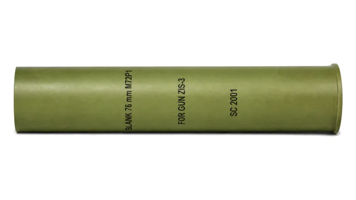 76 mm blank (salute) round for gun M42 (ZIS-3)