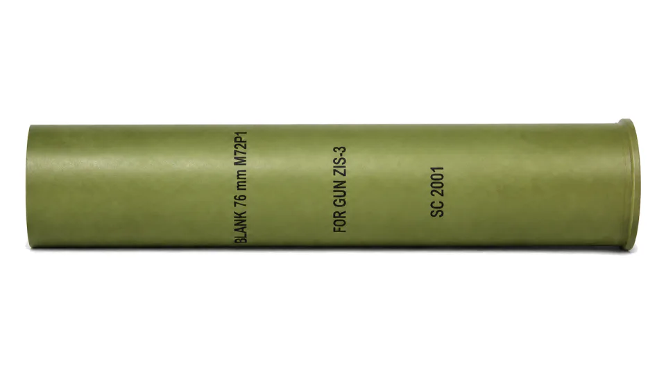 76 mm blank (salute) round for gun M42 (ZIS-3)