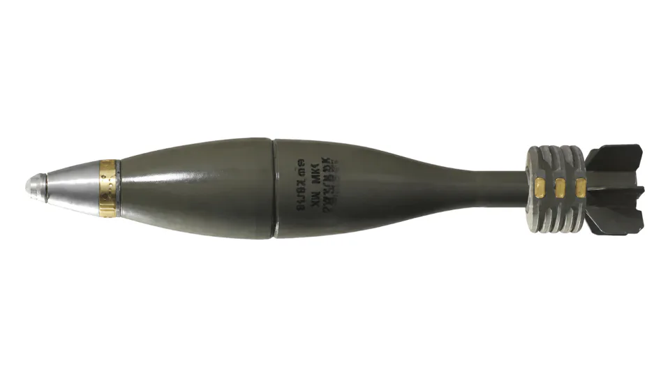 81/82 mm Mk11P1 HE mortar bomb