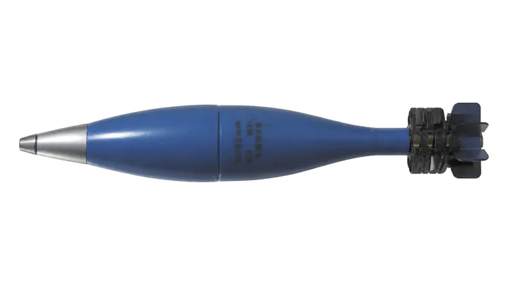 81/82 mm M91 white phosphorus smoke mortar bomb