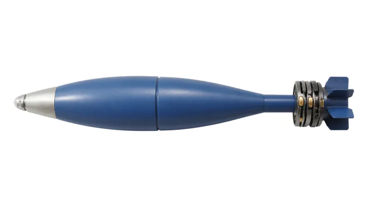 81 mm M72P1 white phosphorus smoke mortar bomb