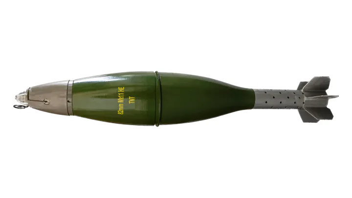 82 mm Mk11 HE mortar bomb