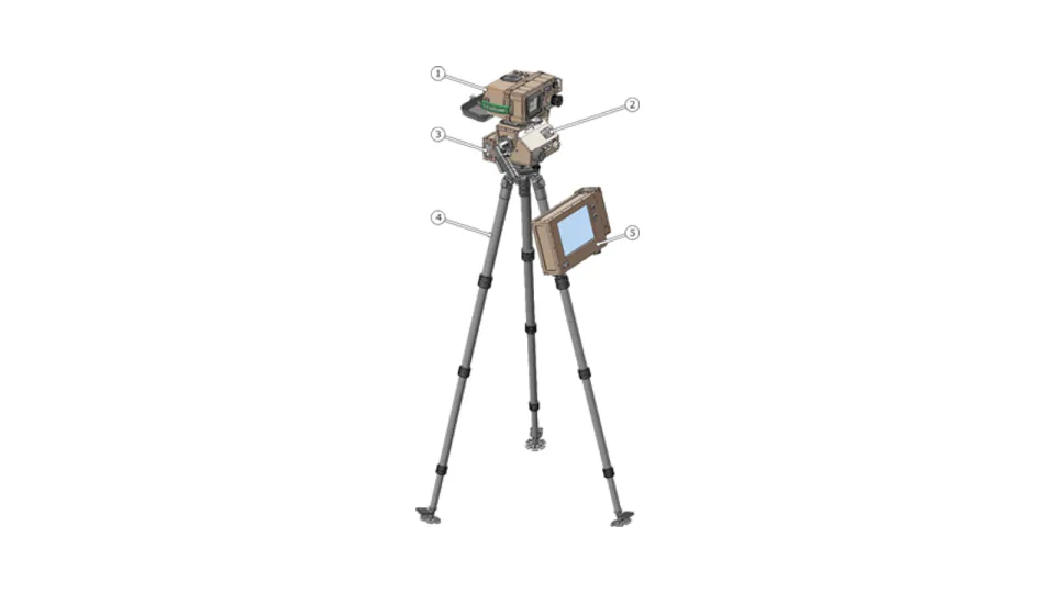 AEG artillery electronic goniometer