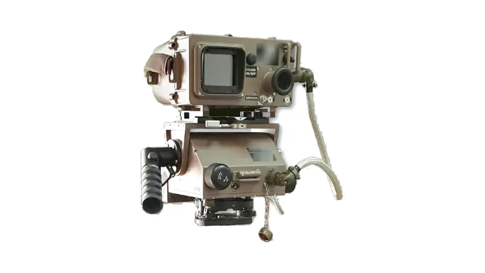 AEG artillery electronic goniometer, sight head detail