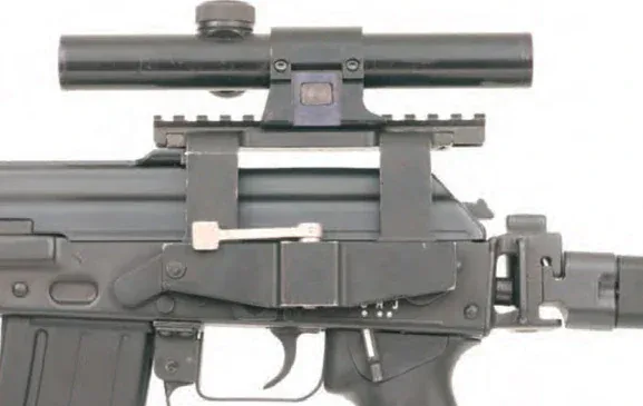 AK M21 A Assault Rifle, optical sight mounted