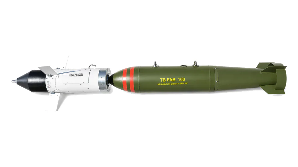 Aerodynamic guidance kit for aircraft bombs BNB-015IZ