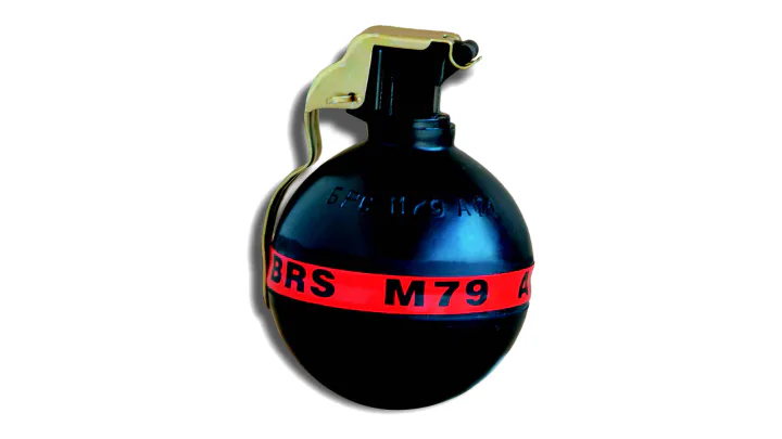 BRS M79 AF-1S CS burst hand grenade