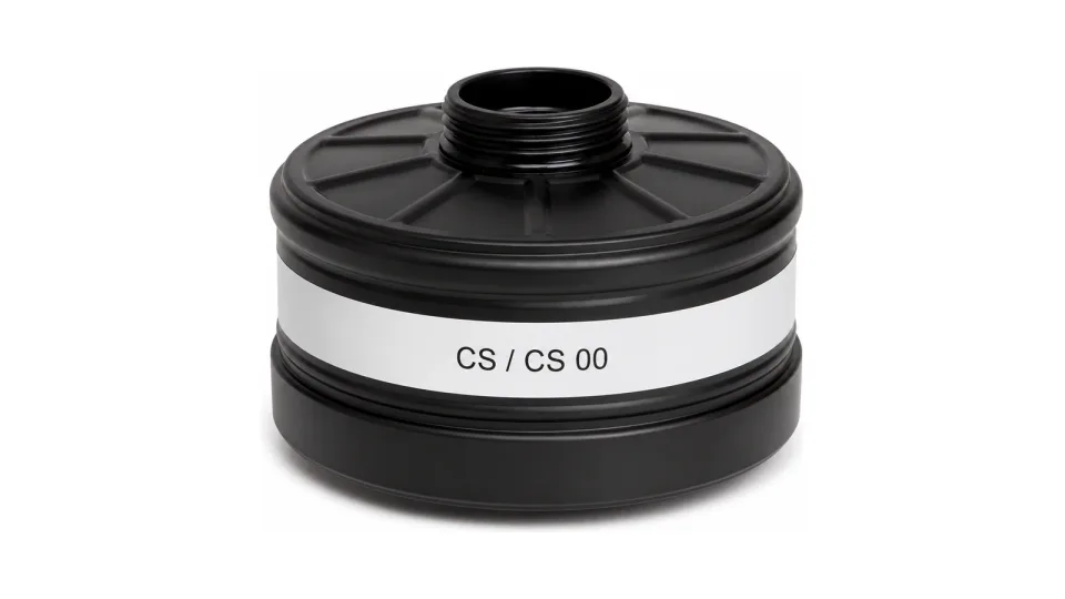 CS riot-control filter